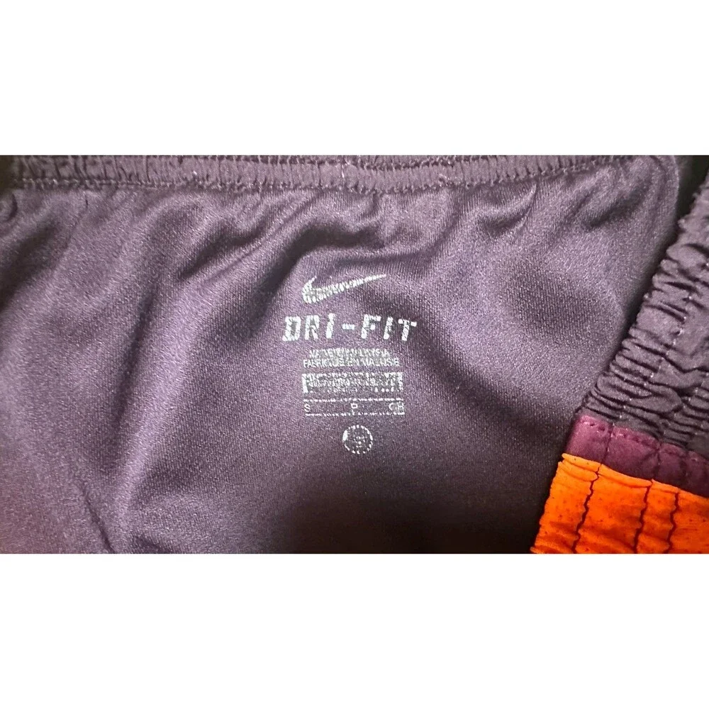 Nike Women’s Dri Fit Tempo Deep Purple Orange Active Shorts S